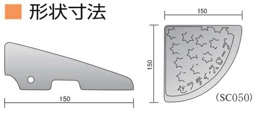 段差解消スロープセフティスロープ(プレート)サイズ