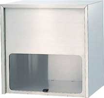 ステンレス郵便受け箱(ポスト)662裏側取り出し口イメージ