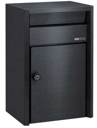 大型ステンレスポスト(大容量郵便受け箱)ダイヤル鍵付き