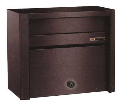 郵便受け箱ステンレスポスト686ダイヤル鍵式