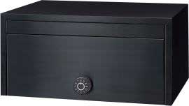 郵便受け箱(ステンレスポスト)610ダイヤル鍵付き裏側取り出し口