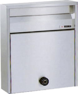 郵便受け(奥行スリムポスト)ダイヤル鍵付きイメージ