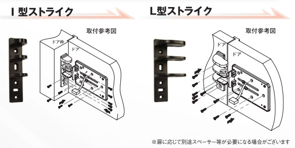 ２種類のストライクが標準装備の引戸対応デジタルドアロック(オートロック機能付き)