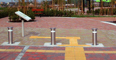 車止めポール帝金teikinバリカー取り付けイメージ