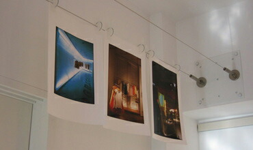 ワイヤーレール使用例