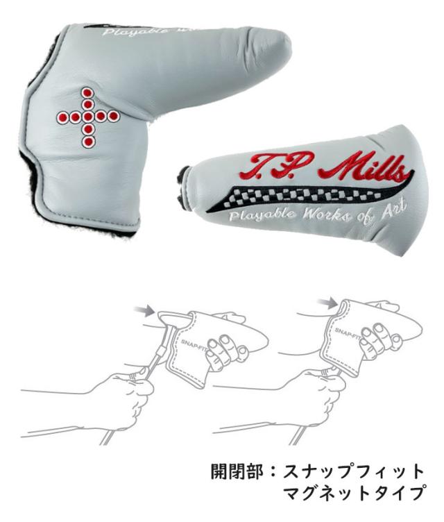 【パターカバー(ピン型)】T.P.MILLS TPミルズ ピン型 パターカバー TP スナップフィット プレイアブル ワークス オブ アート グレー TP SNAP-FIT PLAYABLE WORKS OF ART GREY HTPC-JSF016 ゴルフ