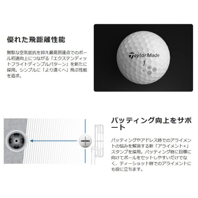 テーラーメイド ボール Distance+