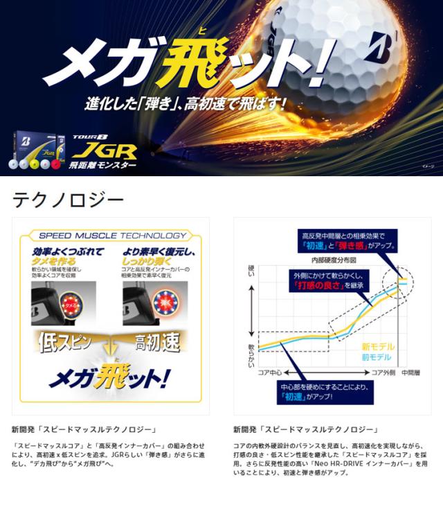 BRIDGESTONE JGR ボール