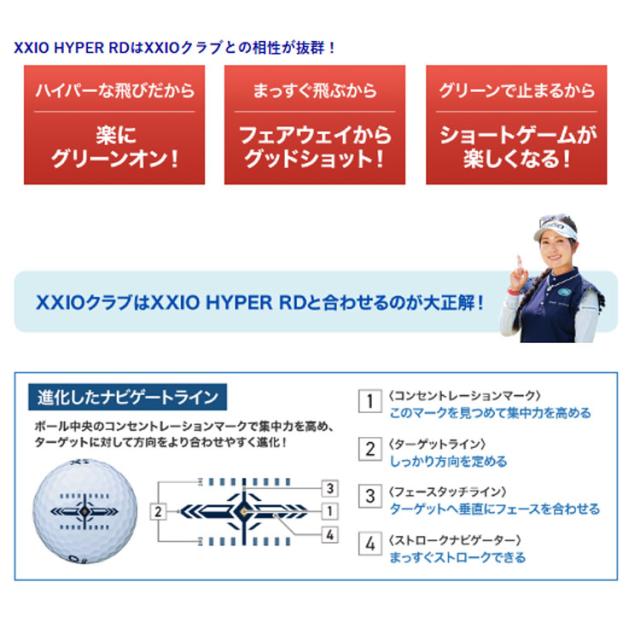XXIO HYPER RD ボール