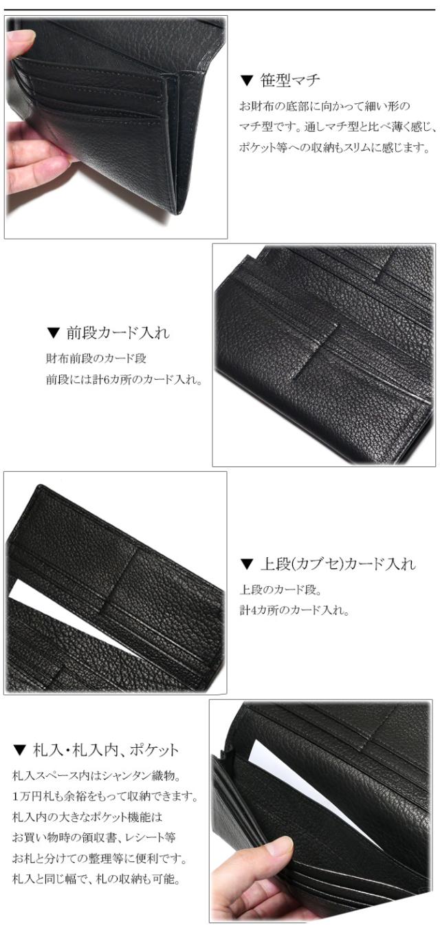笹マチ長財布の機能紹介