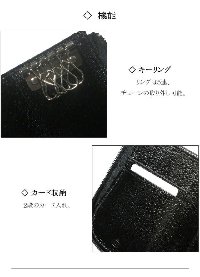 共通 ファスナーキーケース 機能