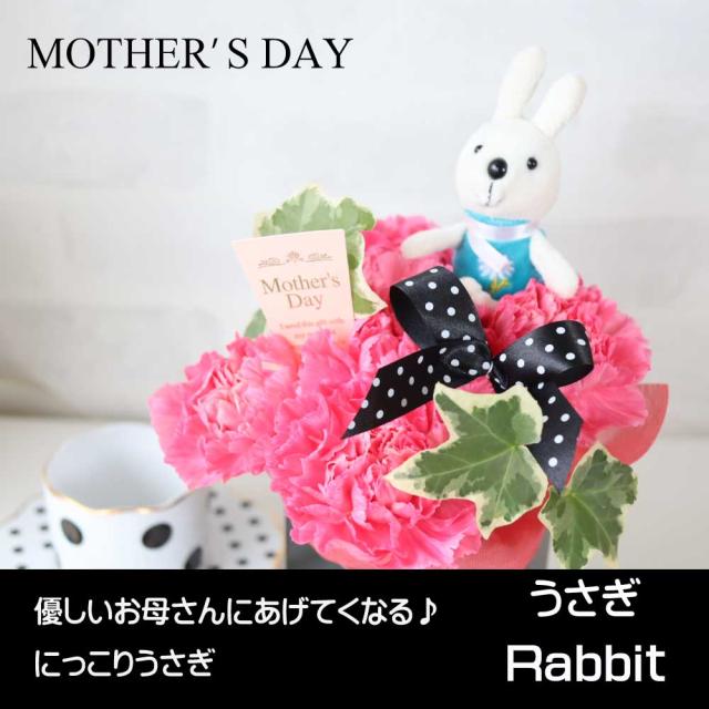 母の日ねこアレンジ