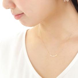 ダイヤモンド着用写真