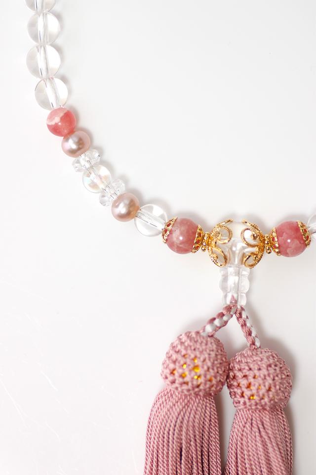 パワーストーン数珠ロート?クロサイト水晶