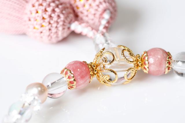 パワーストーン数珠ロート?クロサイト水晶