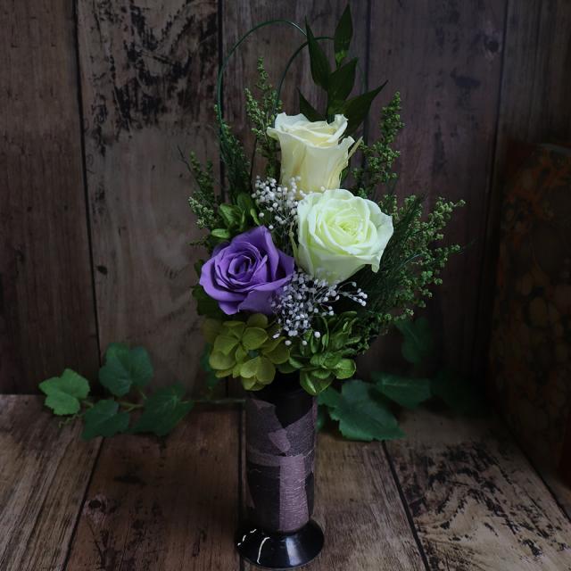 プリザーブドフラワー　仏花