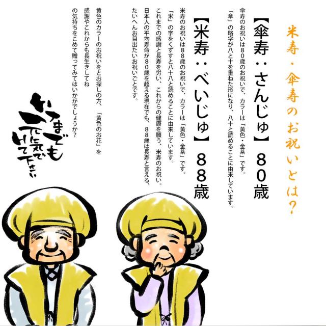 和風レンジ彩華　米寿のお祝い 傘寿のお祝い