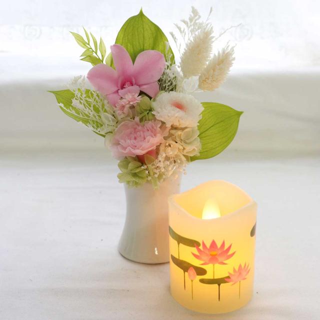 プリザーブドフラワー 仏花 メモリー