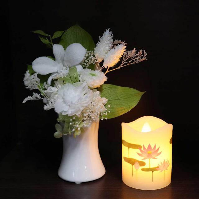 プリザーブドフラワー 仏花 メモリー