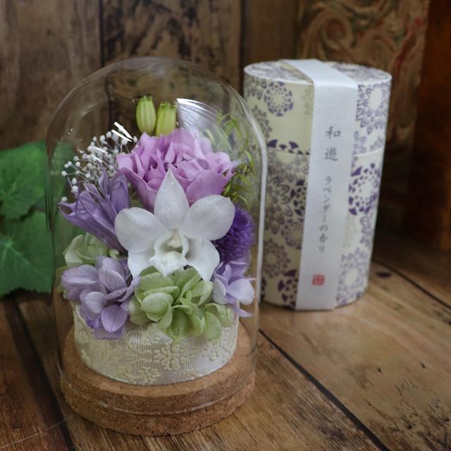 お供え　初盆　喪中見舞い　プリザーブドフラワー　お供え物　お悔やみ