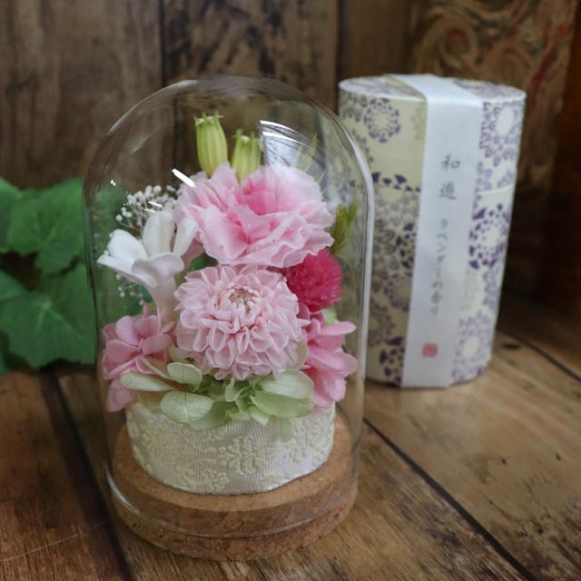 お供え　初盆　喪中見舞い　プリザーブドフラワー　お供え物　お悔やみ