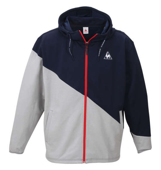 大きいサイズ メンズ Le Coq Sportif ソロテックス ネイビー スウェット 1276 0100 1 ジャケット 本店 2l