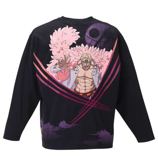 定番人気 大きいサイズ メンズ 絡繰魂 One Piece ドフラミンゴ 長袖 Tシャツ ブラック 1278 1100 1 3l 4l 5l 6l 再値下げ Centrodeladultomayor Com Uy