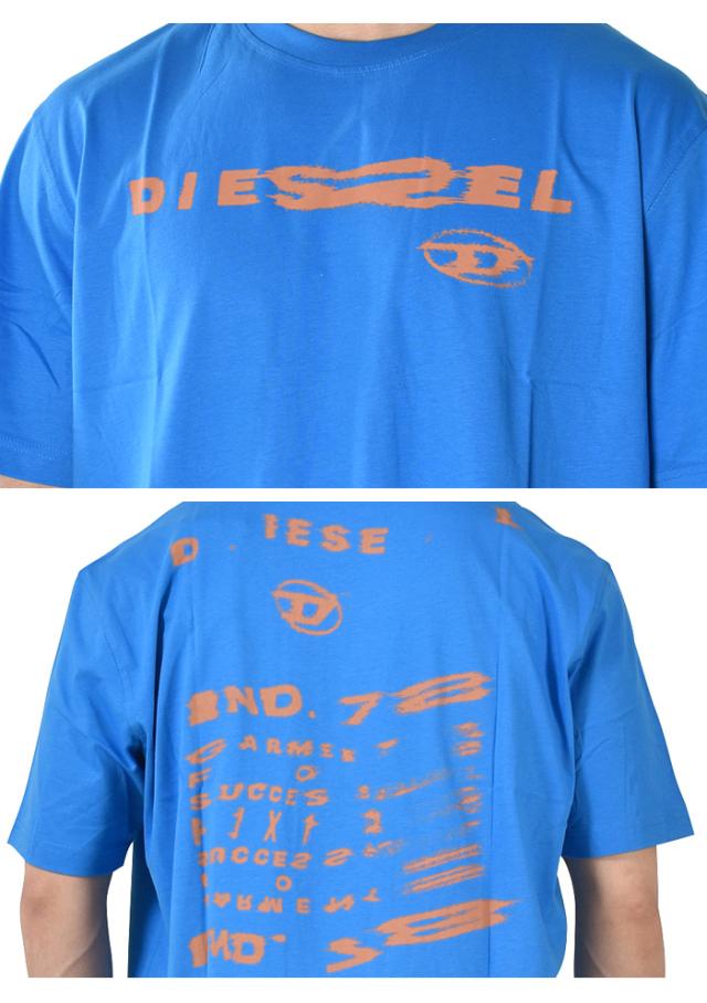 大きいサイズ メンズ DIESEL ディーゼル プリント 半袖 Tシャツ T-JUST-G9 直輸入品 a08673-0cjac 大きいサイズ メンズ DIESEL ディーゼル プリント 半袖 Tシャツ T-JUST