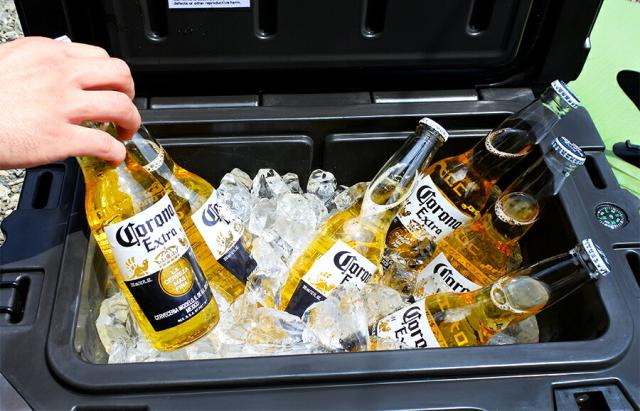 ICE AGE アイスエイジ クーラーボックス 42.6L 45QT  (タン) 保冷 キャンプ アウトドア バーベキュー 釣り 収納 キュリアス