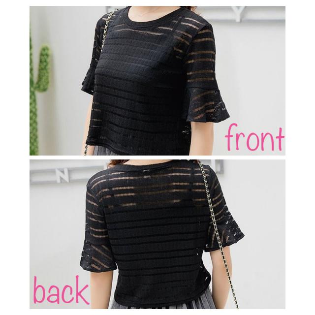 Tシャツ ワンピース シースルー