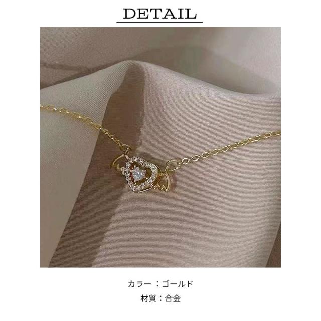 ハートペンダントネックレス