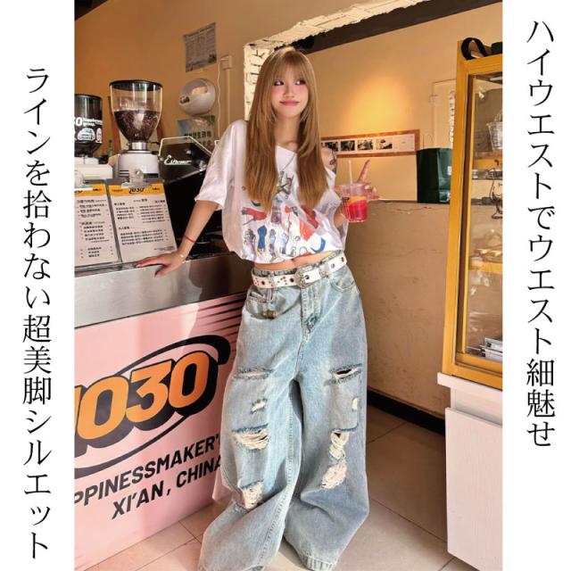 デニムパンツ レディース