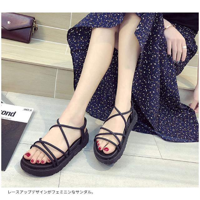 厚底 サンダル レディース