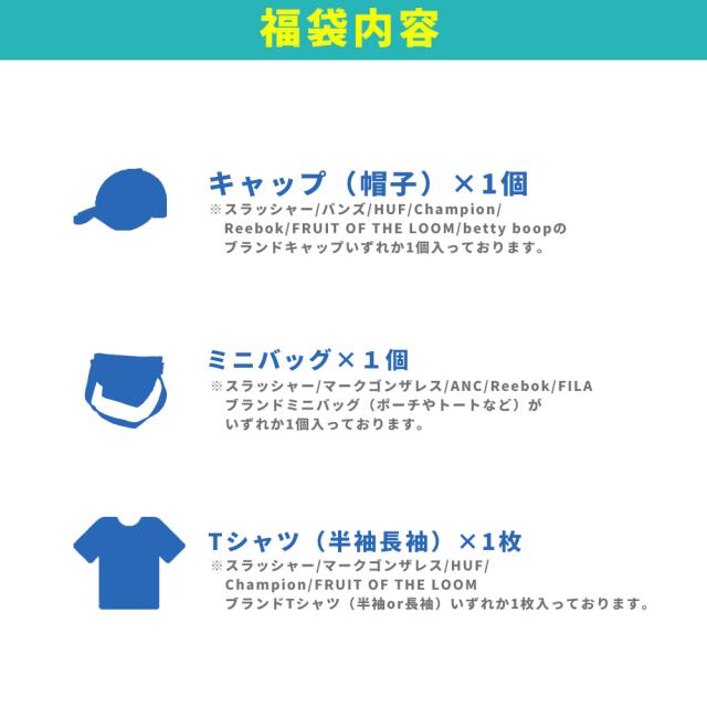 スケーター カジュアル福袋 メンズ 2025 2026 アパレル 3点入り