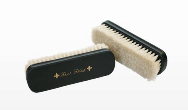 磨きのプロ達が創り上げた靴ブラシ（江戸屋） Boot Black ブートブラック  シューズブラシ 馬毛（日本製） コロンブス《Boot Black》正規取扱店