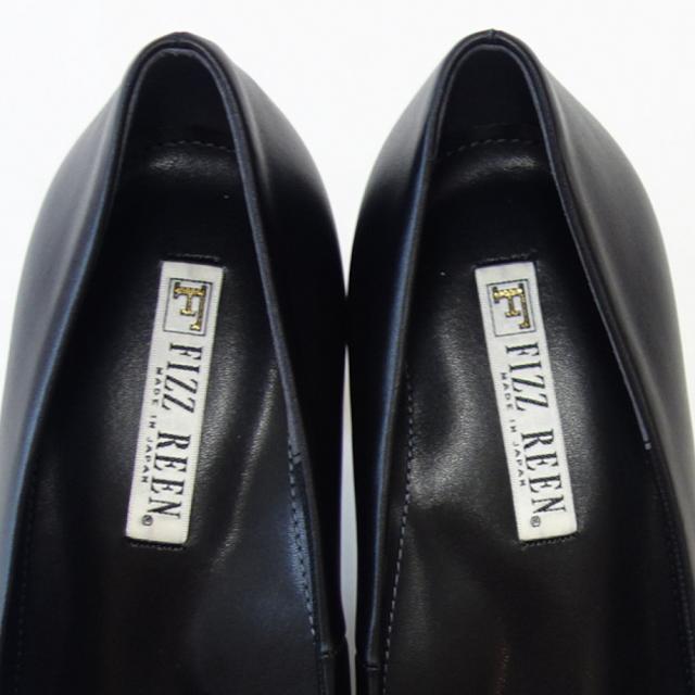 FIZZ REEN フィズリーン 8520 ブラック（レディース） スタイリッシュ 快適パンプス 7cmヒール ポインテッドトゥ 日本製 展開サイズ 23cm 23.5cm 24cm 「靴」