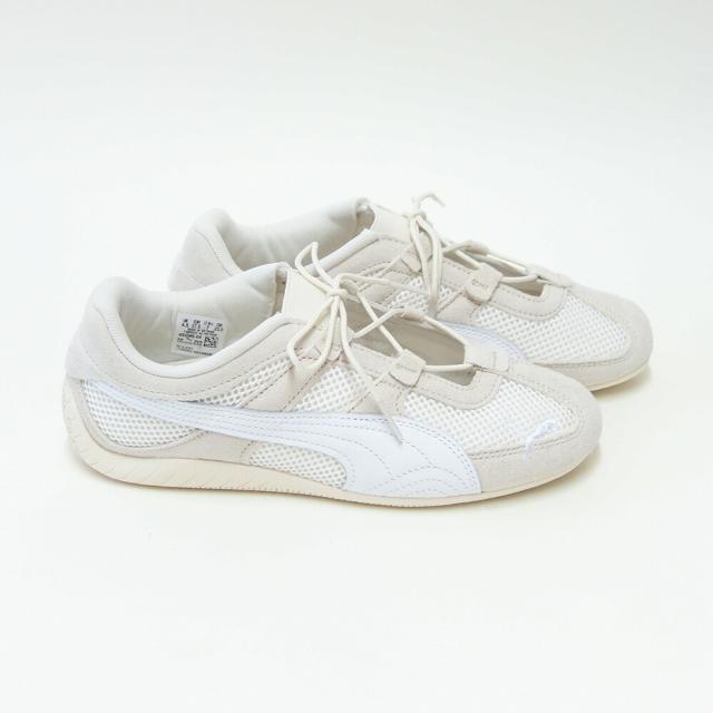 プーマ PUMA スピードキャット GO 40358904 Alpine -PUMA White （レディース） スエード 天然皮革 ローカット スニーカー ブラック 「靴」