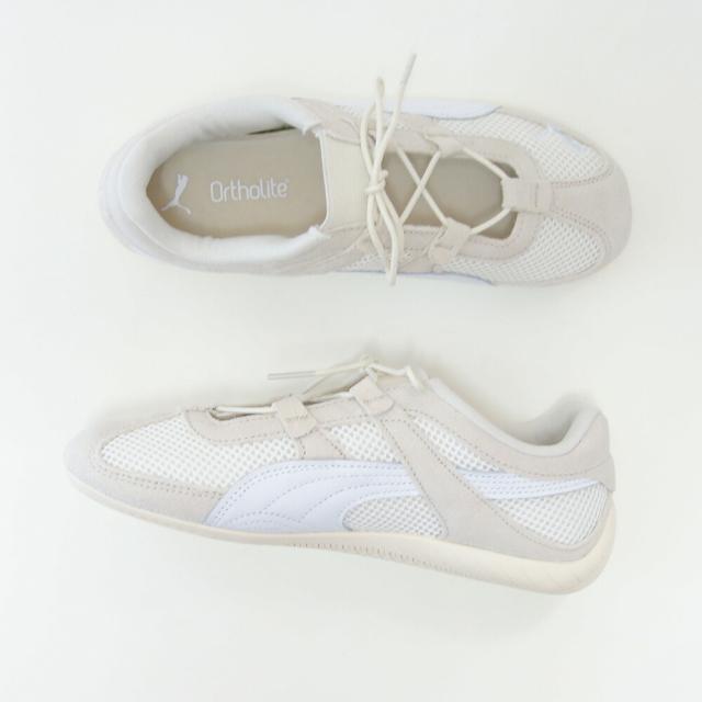 プーマ PUMA スピードキャット GO 40358904 Alpine -PUMA White （レディース） スエード 天然皮革 ローカット スニーカー ブラック 「靴」