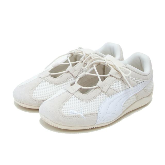 プーマ PUMA スピードキャット GO 40358904 Alpine -PUMA White （レディース） スエード 天然皮革 ローカット スニーカー ブラック 「靴」