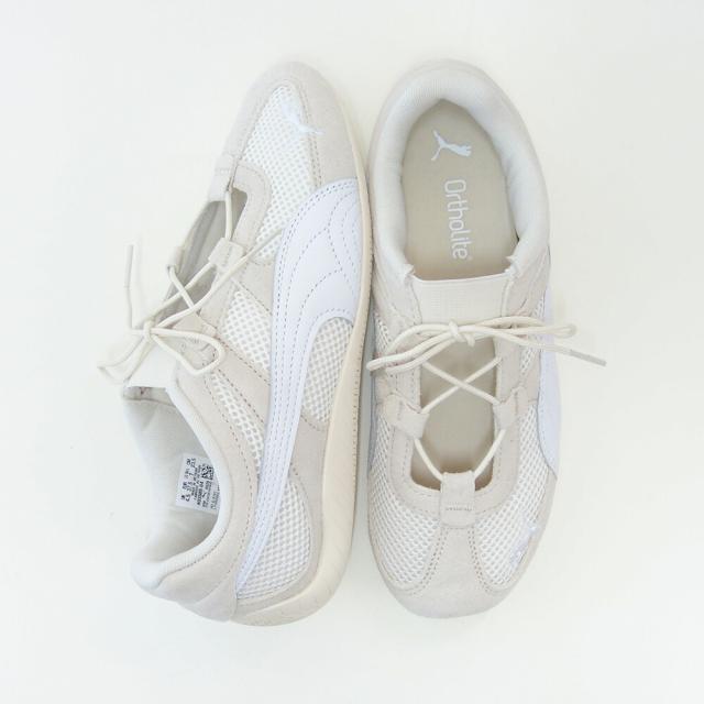 プーマ PUMA スピードキャット GO 40358904 Alpine -PUMA White （レディース） スエード 天然皮革 ローカット スニーカー ブラック 「靴」