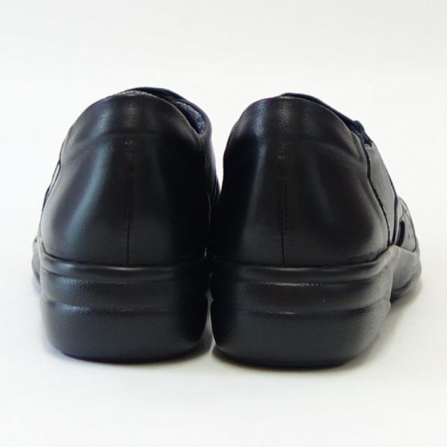 VIGEVANO ビジェバノ 2739 ブラック（日本製）ゆったりEEEE スリッポンシューズ 外反母趾対応 軽量 シューズ 展開サイズ 22.5cm 23.5cm 24.5cm「靴」