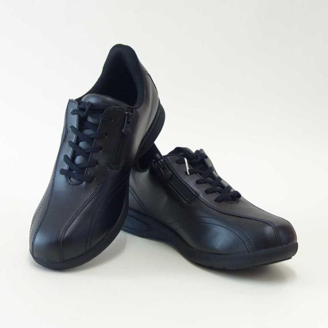 ヨネックス YONEX L130W 007 ブラック（レディース） 撥水 快適ウォーキング パワークッションプラス ハンズフリー 楽々フィット 4.5E 膝 腰 負担軽減 旅行 靴