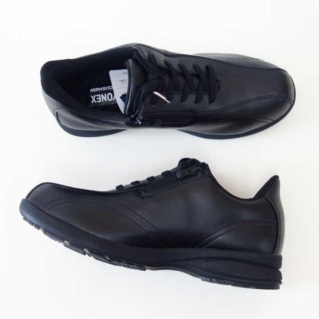 ヨネックス YONEX L130W 007 ブラック（レディース） 撥水 快適ウォーキング パワークッションプラス ハンズフリー 楽々フィット 4.5E 膝 腰 負担軽減 旅行 靴