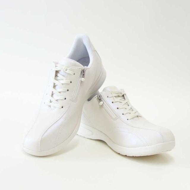 ヨネックス YONEX L130W 013 パールホワイト（レディース） 撥水 快適ウォーキング パワークッションプラス ハンズフリー 楽々フィット 4.5E 膝 腰 負担軽減 旅行 靴