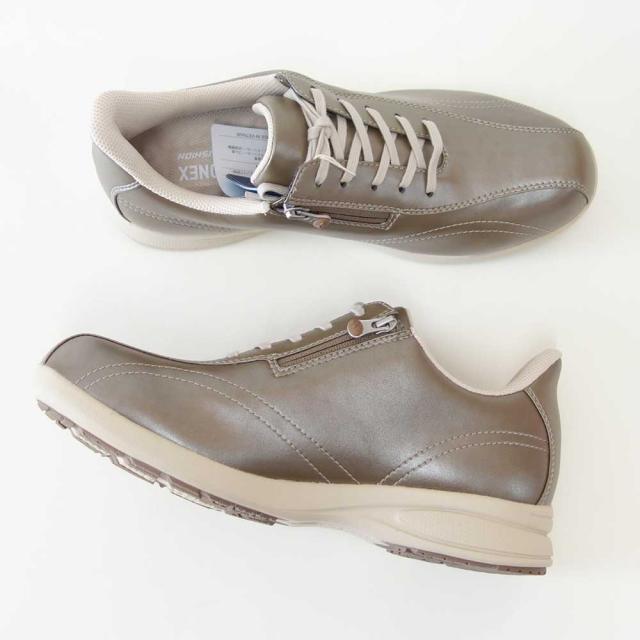 ヨネックス YONEX L130W 708 パールカーキ（レディース） 撥水 快適ウォーキング パワークッションプラス ハンズフリー 楽々フィット 4.5E 膝 腰 負担軽減 旅行 靴