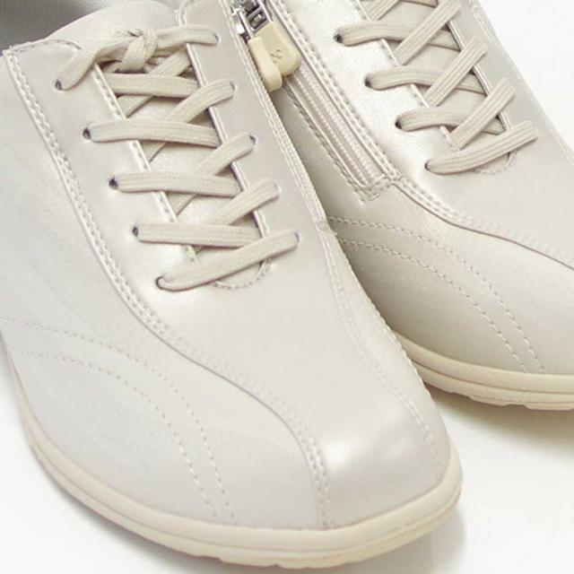 ヨネックス YONEX L30F（レディース）内側ファスナー 快適ウォーキング 撥水ストレッチ PUレザー 楽々フィット 3.5E 膝 腰 負担軽減 シニア 旅行 母の日 ギフト