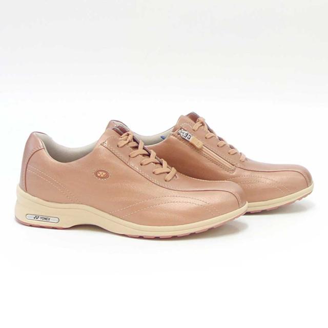 ヨネックス YONEX L30F（レディース）内側ファスナー 快適ウォーキング 撥水ストレッチ PUレザー 楽々フィット 3.5E 膝 腰 負担軽減 シニア 旅行 母の日 ギフト