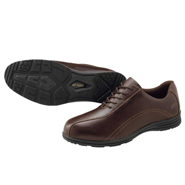 ヨネックス YONEX M118W（メンズ）内側ファスナー 快適ウォーキング 撥水ストレッチ PUレザー 楽々フィット 4.5E 膝 腰 負担軽減 シニア 旅行 父の日 ギフト