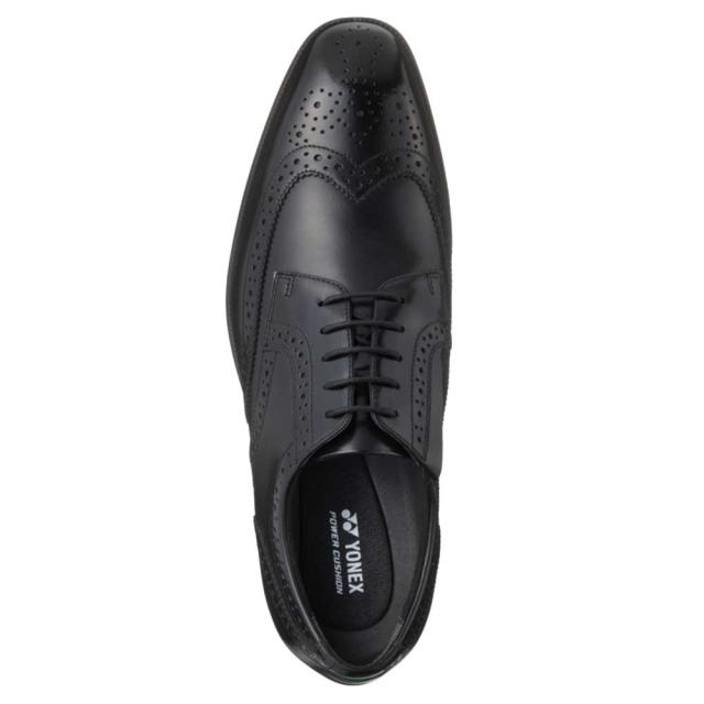 ヨネックス YONEX M119（メンズ）撥水天然皮革 ウィングチップ 快適ウォーキング  3.5E 膝 腰 負担軽減 パワークッション