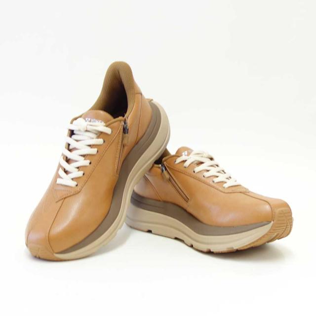 ヨネックス YONEX M128 142 ライトブラウン（メンズ） 撥水 快適ウォーキング パワークッションプラス ハンズフリー 楽々フィット 3.5E 膝 腰 負担軽減 旅行 靴